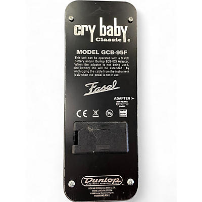 Used Dunlop GCB95F Crybaby Classic Wah With Fasel Inductor Effect Pedal