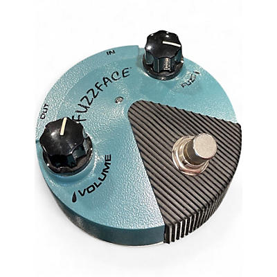 Used Dunlop Jimi Hendrix Fuzz Face Mini Turquoise Effect Pedal