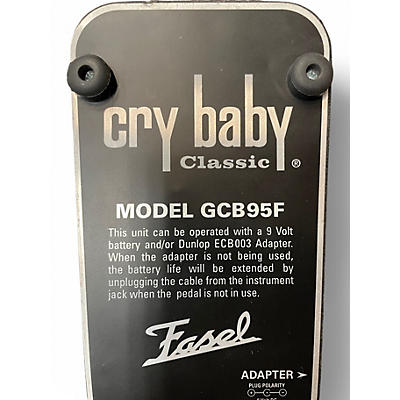 Used Dunlop Original Cry Baby Wah Effect Pedal