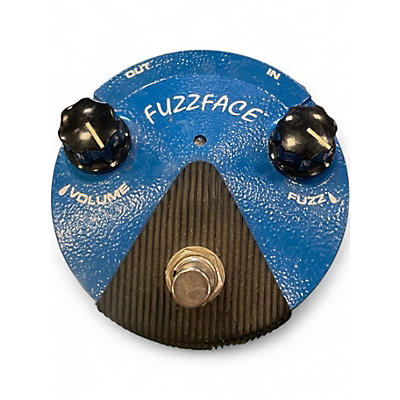 Used Dunlop Silicon Fuzz Face Mini Blue Effect Pedal