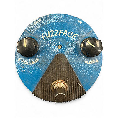 Used Dunlop Silicon Fuzz Face Mini Blue Effect Pedal