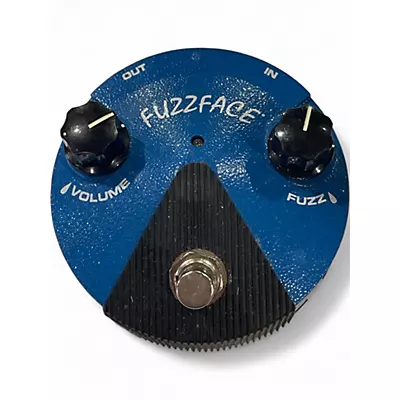 Used Dunlop Silicon Fuzz Face Mini Blue Effect Pedal