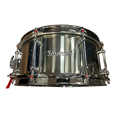 Dunnett Used Dunnett 14X6.5 Classic Stainless Steel Snare Drum Chrome