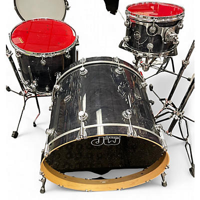 Dw Used Dw 3 Piece Performance Series Trans Charcoal Drum Kit