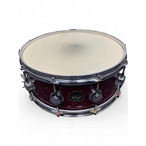 Used Dw  5.5X14 SNARE PURPLE Drum PURPLE 10