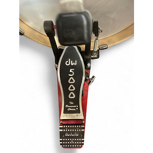 Used Dw 5000 single kick drum pedal Single Bass Drum Pedal