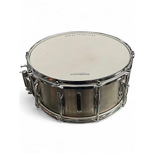 Used Dynamicx Drums 6X14 Black Swamp stainless steel Drum stainless steel 13