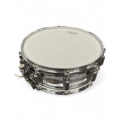 Used Dynasonic 14.25in CUSTOM BUILT SNARE Silver Drum