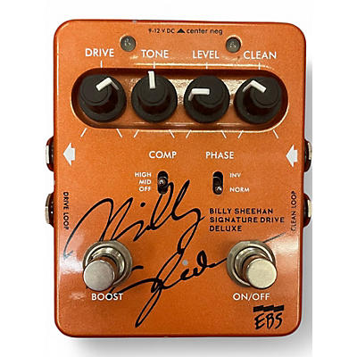 Used EBS Billy Sheehan Signature Overdrive Bass Effect Pedal