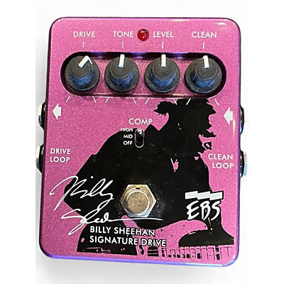 Used EBS Billy Sheehan Signature Overdrive Bass Effect Pedal