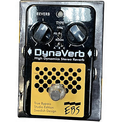 Used EBS DynaVerb High Dynamics Stereo Reverb Bass Effect Pedal