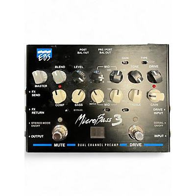 Used EBS MICRO BASS 3 Bass Effect Pedal