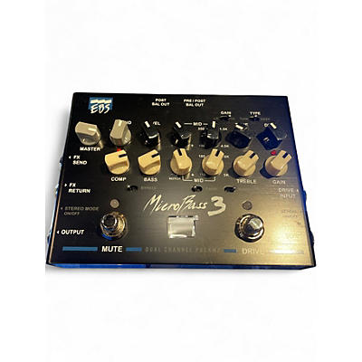 Used EBS MICROBASS 3 Bass Effect Pedal