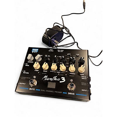 Used EBS MicroBass 3 Bass Preamp