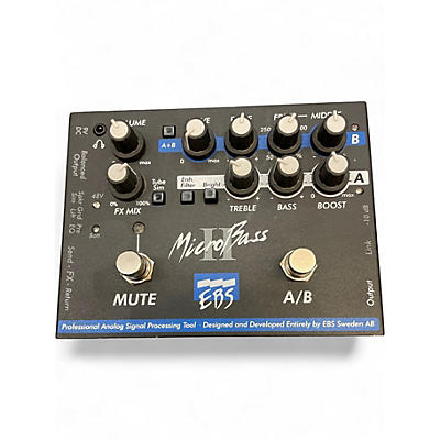 Used EBS MicroBass II Bass Preamp