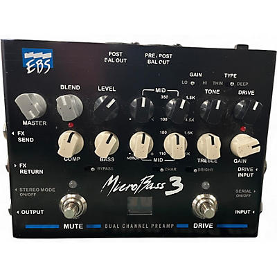 Used EBS MicroBass III Bass Preamp