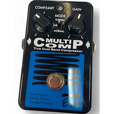 EBS Used EBS MultiComp True Dual Band Compressor Bass Effect Pedal