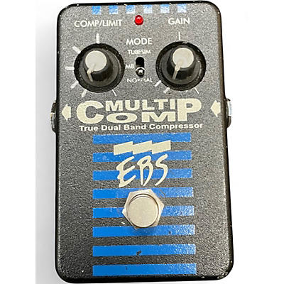 Used EBS MultiComp True Dual Band Compressor Bass Effect Pedal