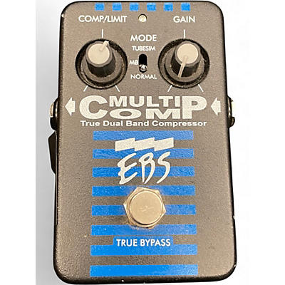 Used EBS Multicomp Compressor Bass Effect Pedal