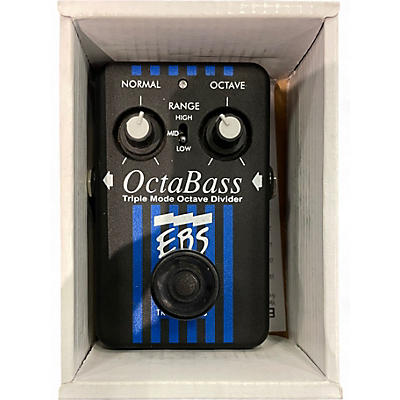 EBS Used EBS Octabass Triple Mode Bass Octave Divider Bass Effect Pedal