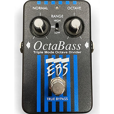 EBS Used EBS Octabass Triple Mode Bass Octave Divider Bass Effect Pedal