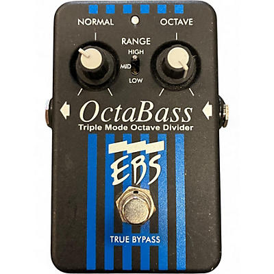Used EBS Octabass Triple Mode Bass Octave Divider Bass Effect Pedal