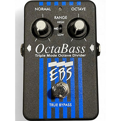 Used EBS Octabass Triple Mode Bass Octave Divider Bass Effect Pedal