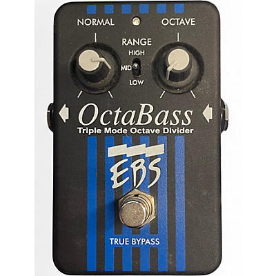 Used EBS Octabass Triple Mode Bass Octave Divider Bass Effect Pedal