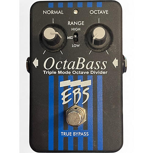 Used EBS Octabass Triple Mode Bass Octave Divider Bass Effect Pedal