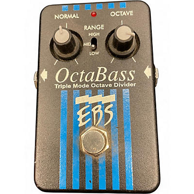 Used EBS Octabass Triple Mode Bass Octave Divider Bass Effect Pedal