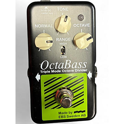 Used EBS Octabass Triple Mode Bass Octave Divider Bass Effect Pedal
