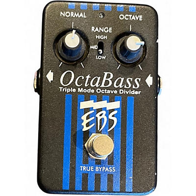 Used EBS Octabass Triple Mode Bass Octave Divider Bass Effect Pedal