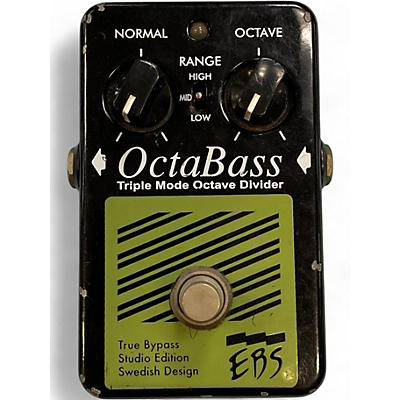 Used EBS Octabass Triple Mode Bass Octave Divider Bass Effect Pedal
