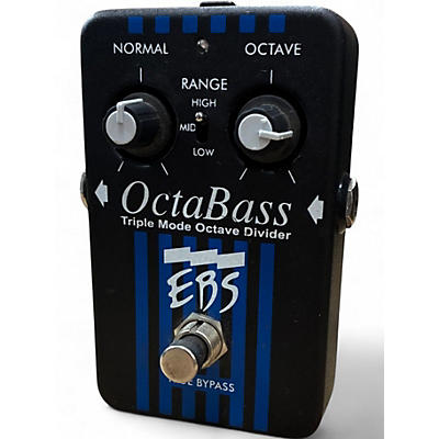 Used EBS Octabass Triple Mode Bass Octave Divider Bass Effect Pedal