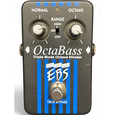 Used EBS Octabass Triple Mode Bass Octave Divider Bass Effect Pedal