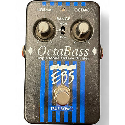 Used EBS Octabass Triple Mode Bass Octave Divider Bass Effect Pedal