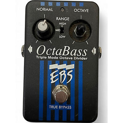 Used EBS Octabass Triple Mode Bass Octave Divider Bass Effect Pedal