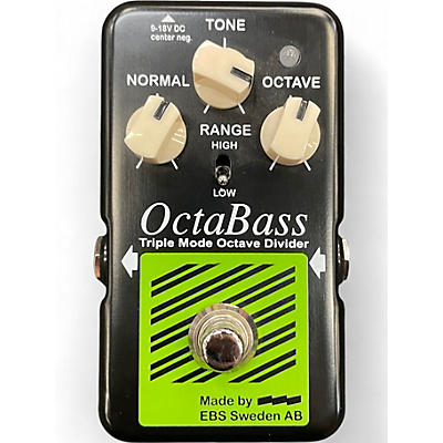 Used EBS Octabass Triple Mode Bass Octave Divider Bass Effect Pedal