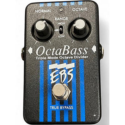 Used EBS Octabass Triple Mode Bass Octave Divider Bass Effect Pedal