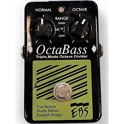 Used EBS Octabass Triple Mode Bass Octave Divider Bass Effect Pedal