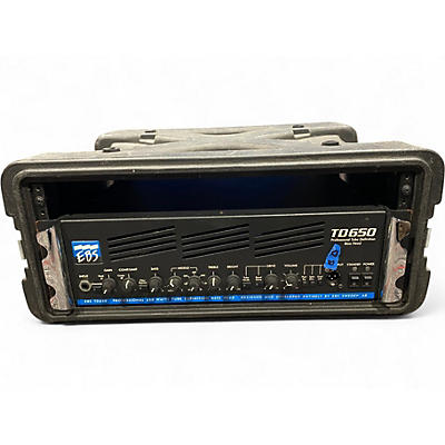 Used EBS TD650 Tube Bass Amp Head