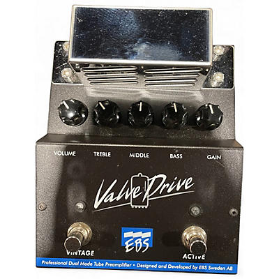 Used EBS ValveDrive Pro Dual Mode Tube Overdrive Tube Bass Preamp