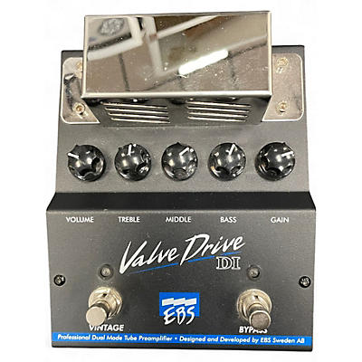 Used EBS ValveDrive Pro Dual Mode Tube Overdrive Tube Bass Preamp