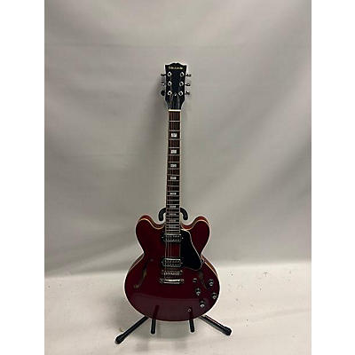 Used EDWARDS ESA-118 Cherry Hollow Body Electric Guitar