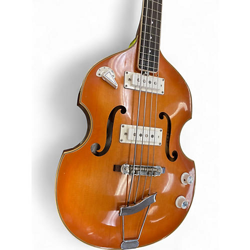 Used EKO 995 Brown Electric Bass Guitar Brown