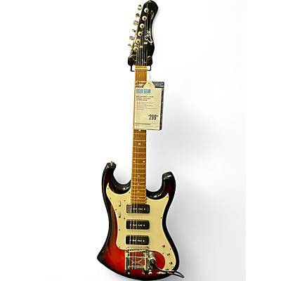 Used EKO KADETT 2 Color Sunburst Solid Body Electric Guitar