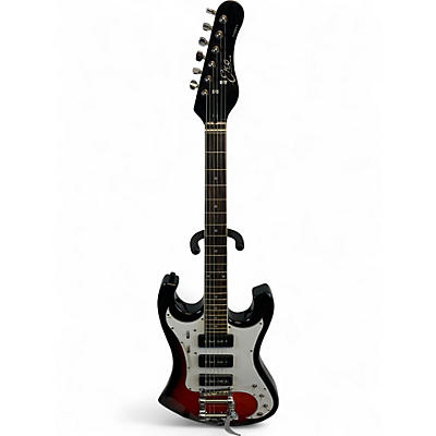 Used EKO KADETT 2 Color Sunburst Solid Body Electric Guitar