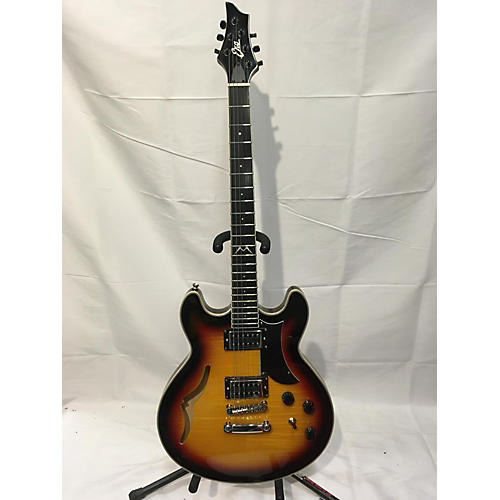 EKO Used EKO MIA Sunburst Hollow Body Electric Guitar Sunburst