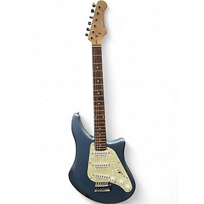 Used EKO SC1 Metallic Blue Solid Body Electric Guitar