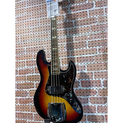 El Degas Used EL DEGAS J BASS CLONE 2 Color Sunburst Electric Bass Guitar